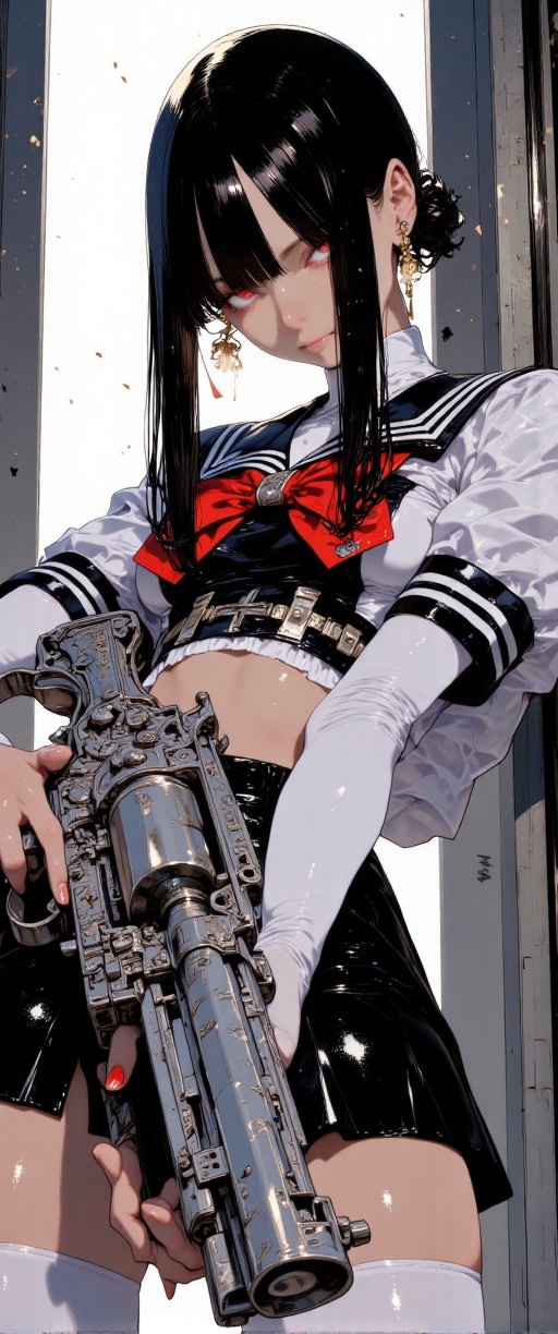 (Ultra-detailed digital art masterpiece,  retro 90s aesthetic,  inspired by Yoshiaki Kawajiri on Tensor.Art