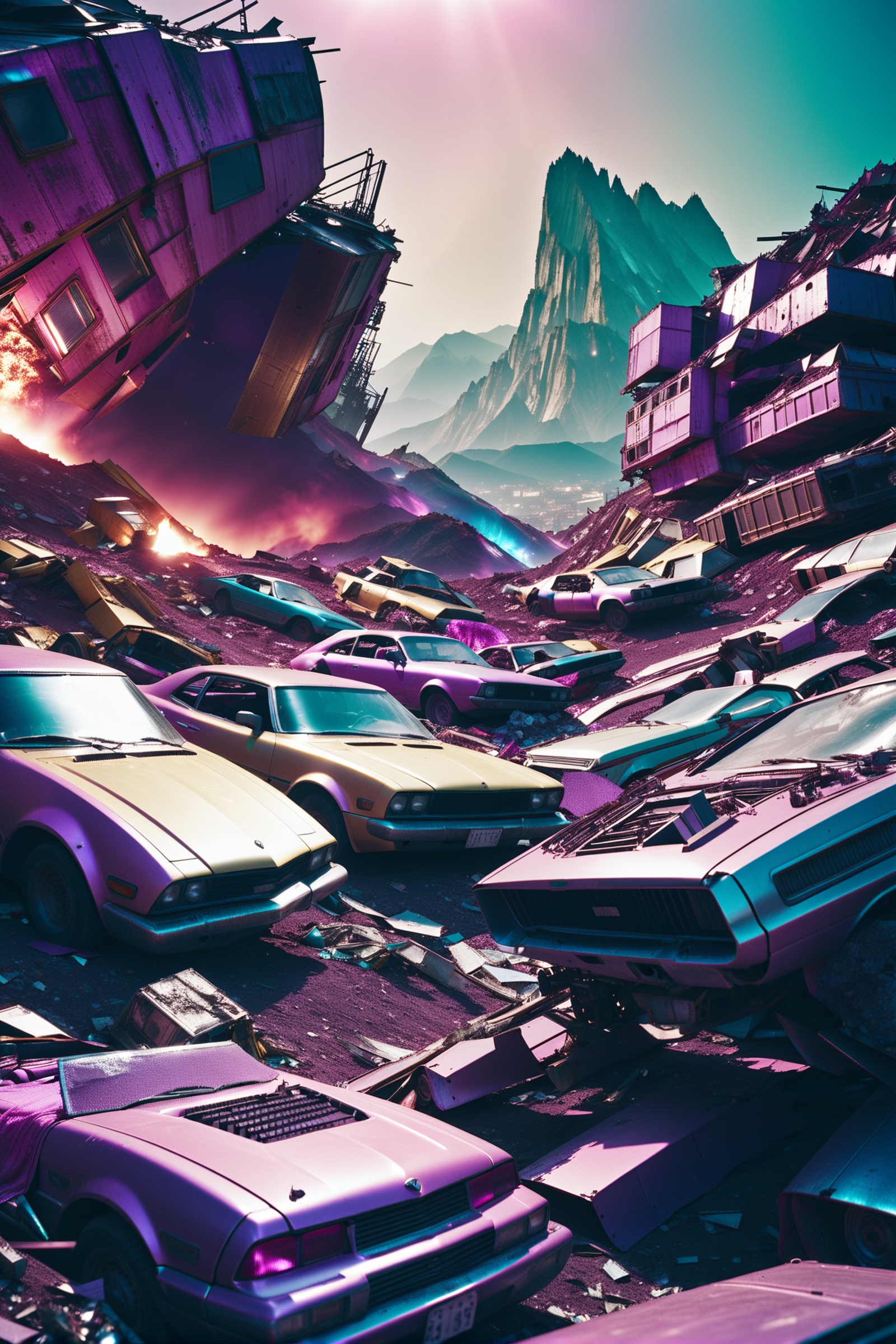 photograph,  cinematic color grading,  surreal on Tensor.Art