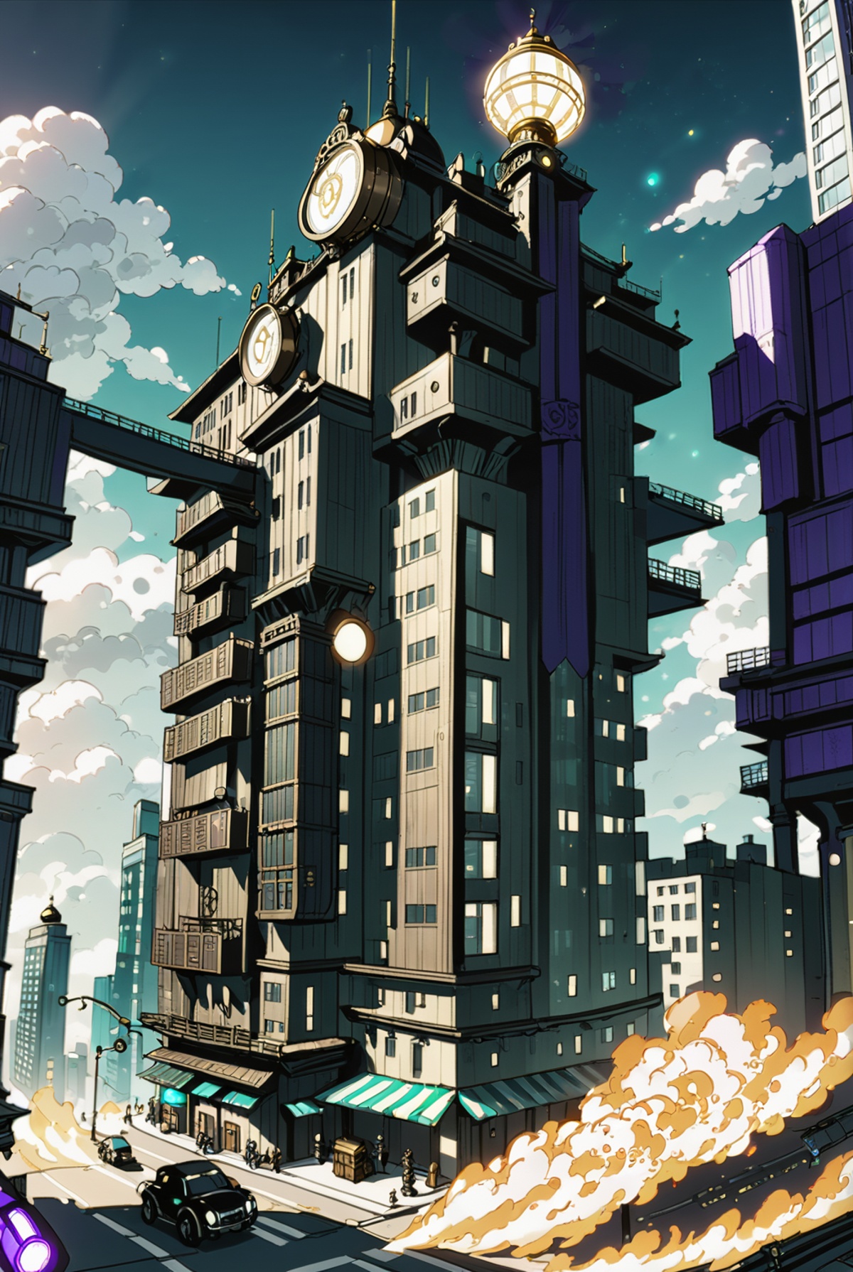 anime style,  steampunk,  noon on Tensor.Art