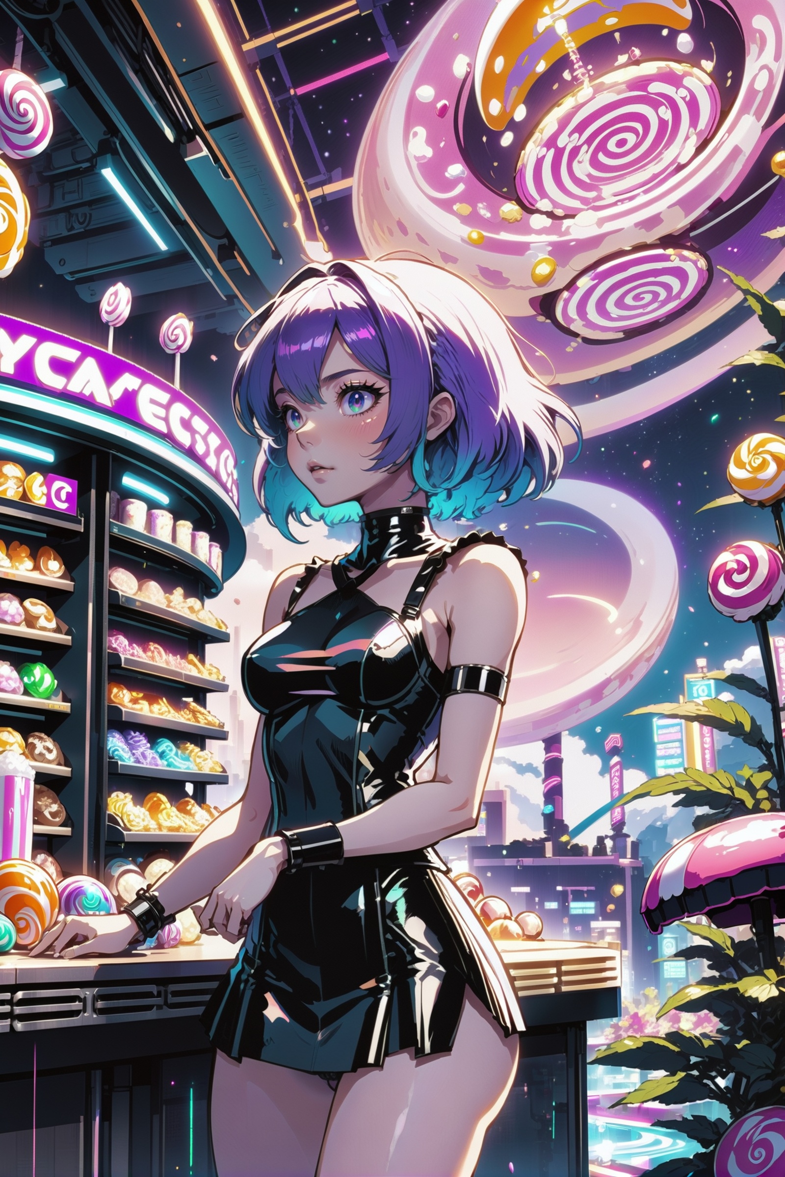 anime style,  cyberpunk,  fantasy on Tensor.Art