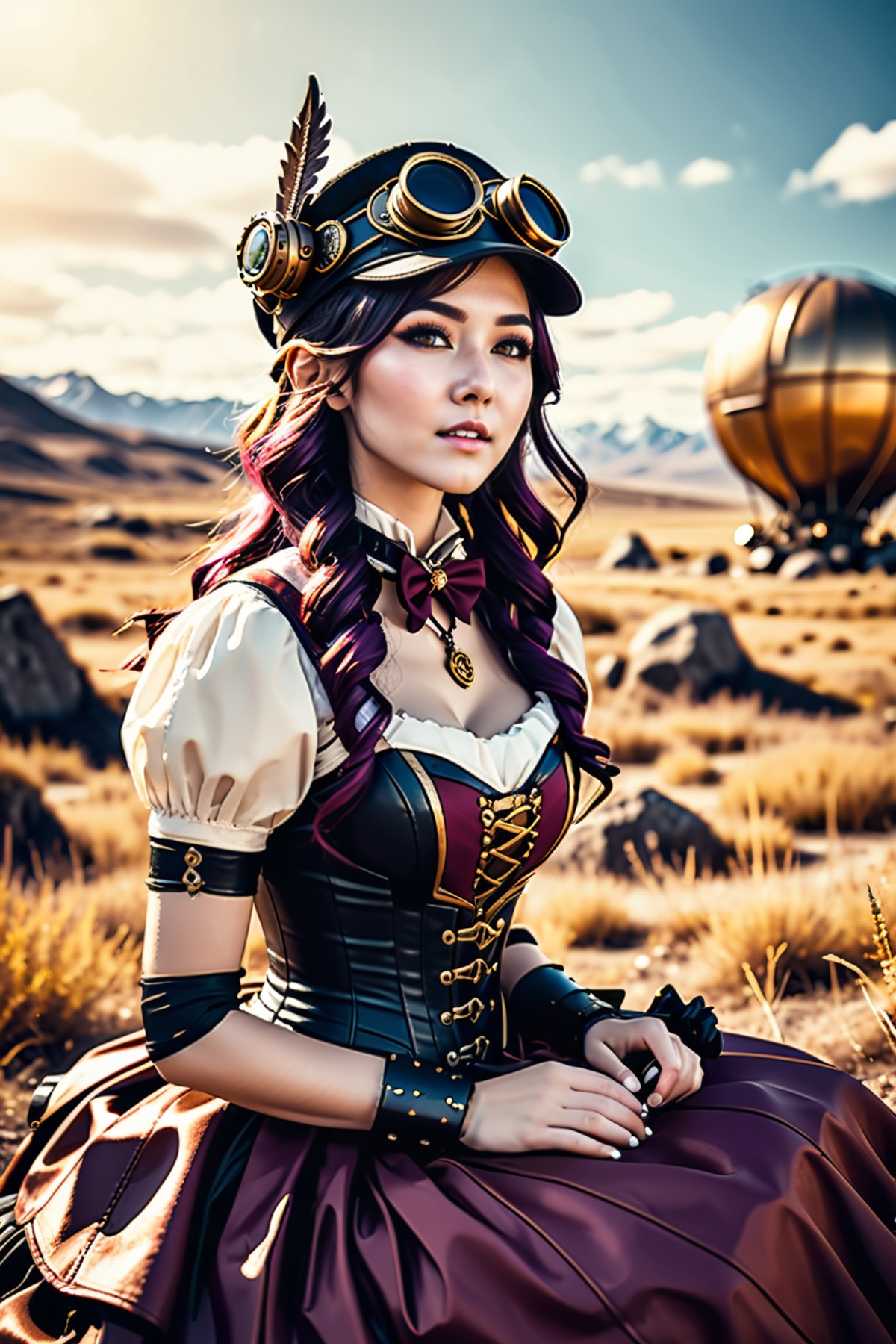 photograph,  cinematic color grading,  steampunk on Tensor.Art