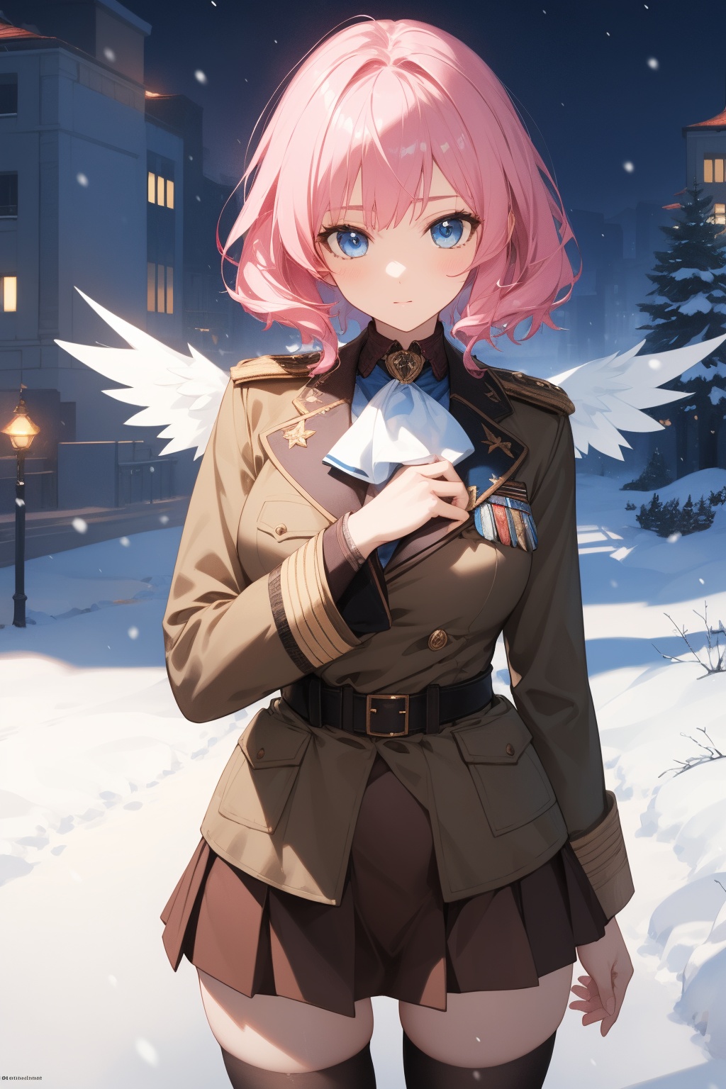 Snow,  Snow,  1girl on Tensor.Art