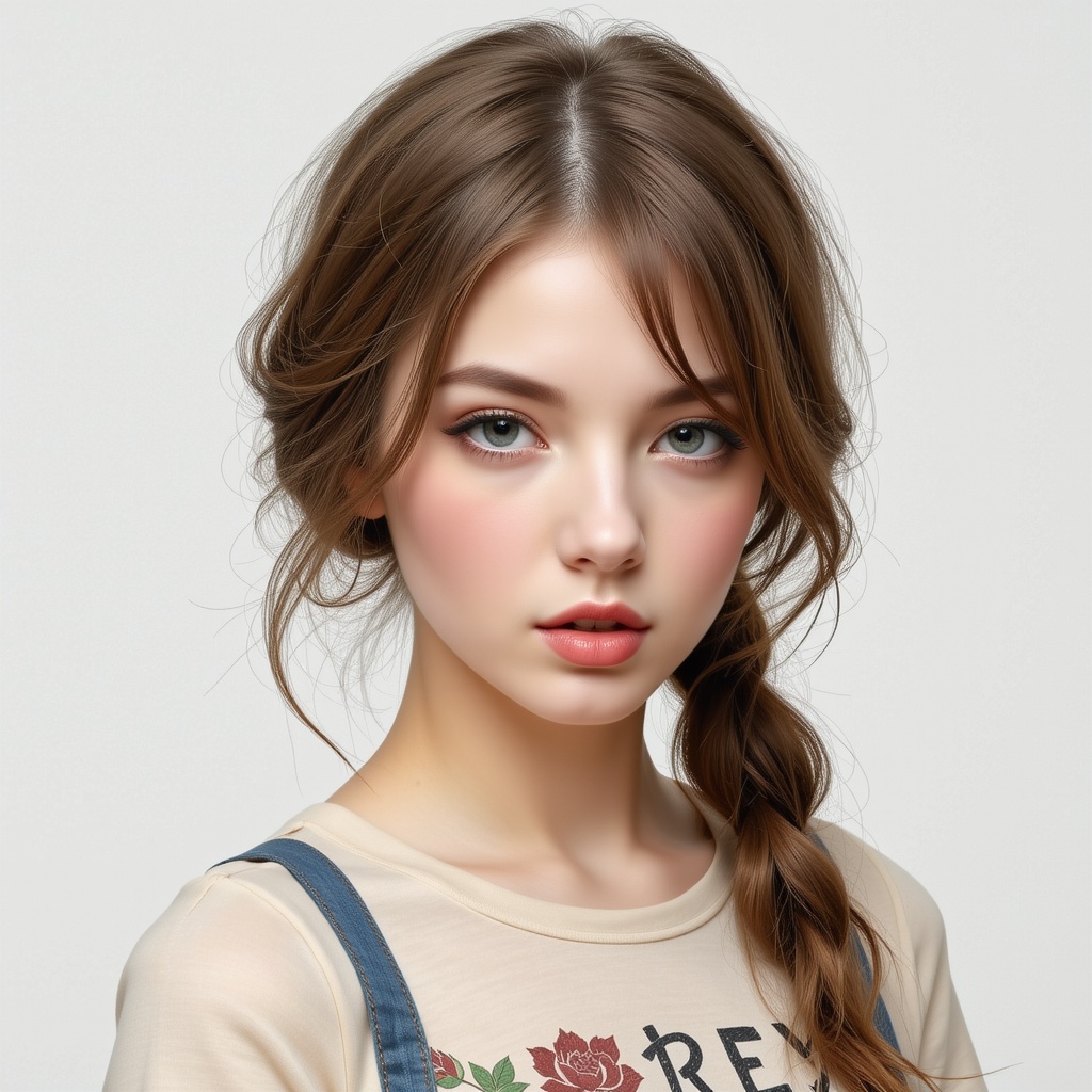 1 girl,  realistic on Tensor.Art