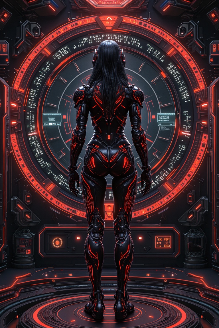 ((Detailed))((Robotic thecnology))((techspace))((scine-fiction))((hyper-detailed)((sciene fiction movie style)).**Upper_&....