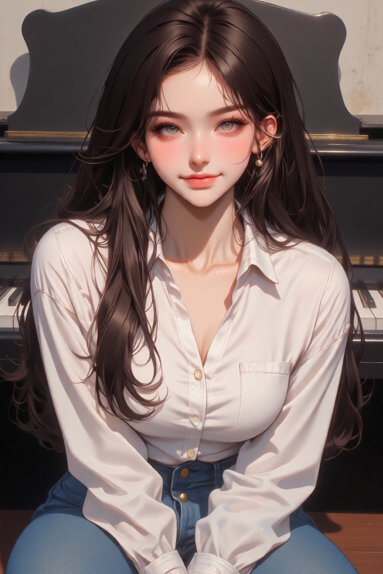 1girl,  solo,  long hair on Tensor.Art