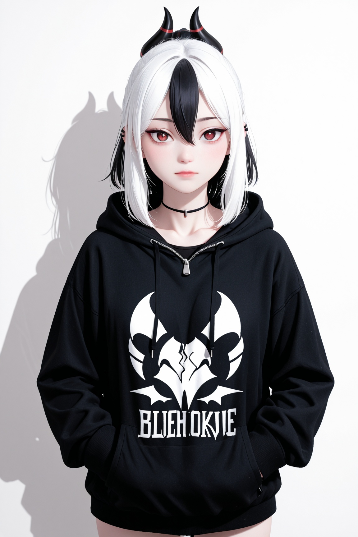 1girl,  kayoko \(blue archive\),  white white background on Tensor.Art