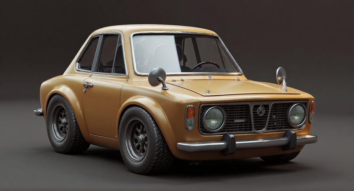 a toyota in stylized 3D cartoon style ,  ChibiCars,  80s on Tensor.Art