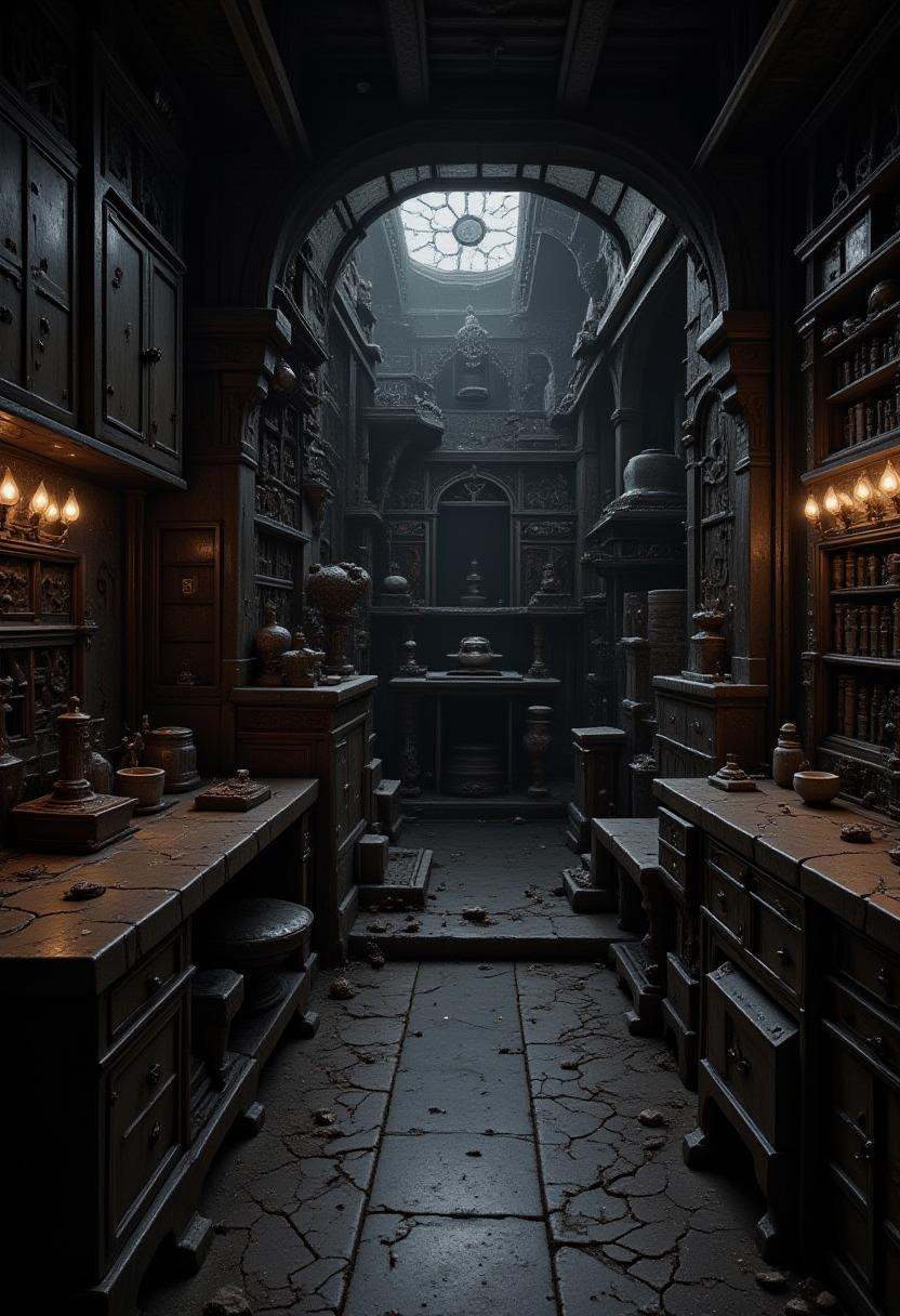 A spy hideout with gadgets and secret plans.,  ,  best_of on Tensor.Art