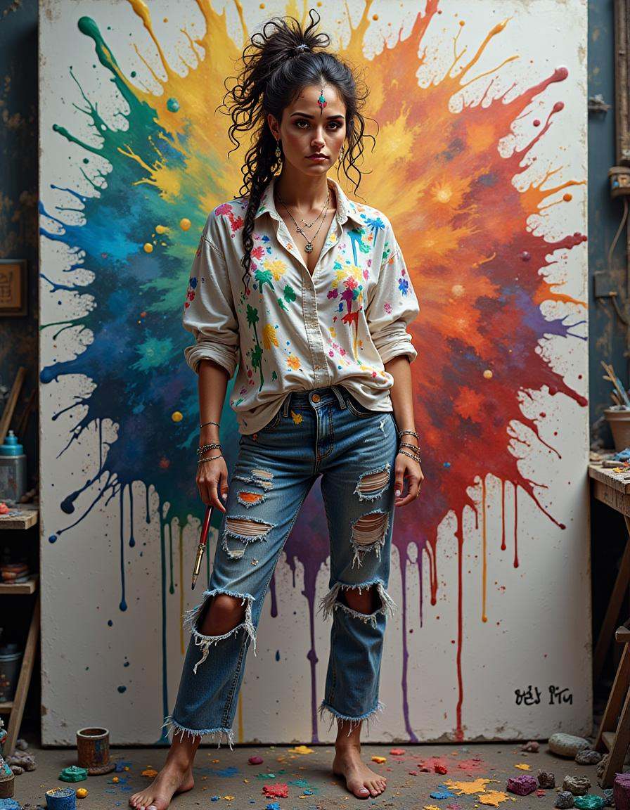 best_of,  ,  A female artist in her 40s on Tensor.Art