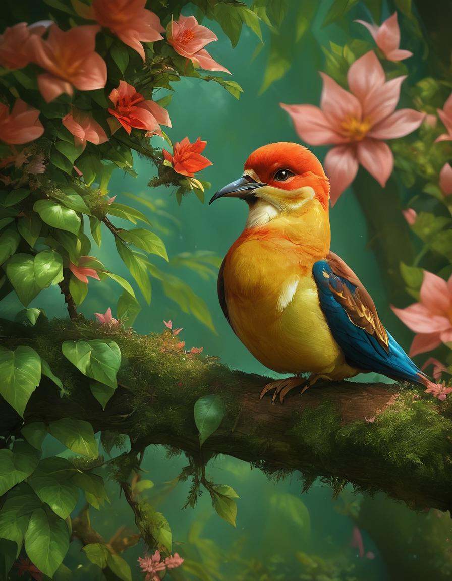 solo,  looking at viewer,  flower on Tensor.Art
