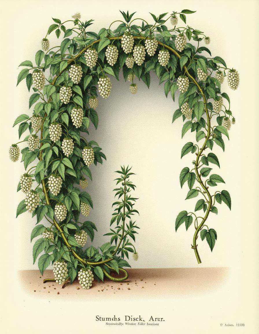 Sprawling vines with small white flowers,  ,  bontanica on Tensor.Art