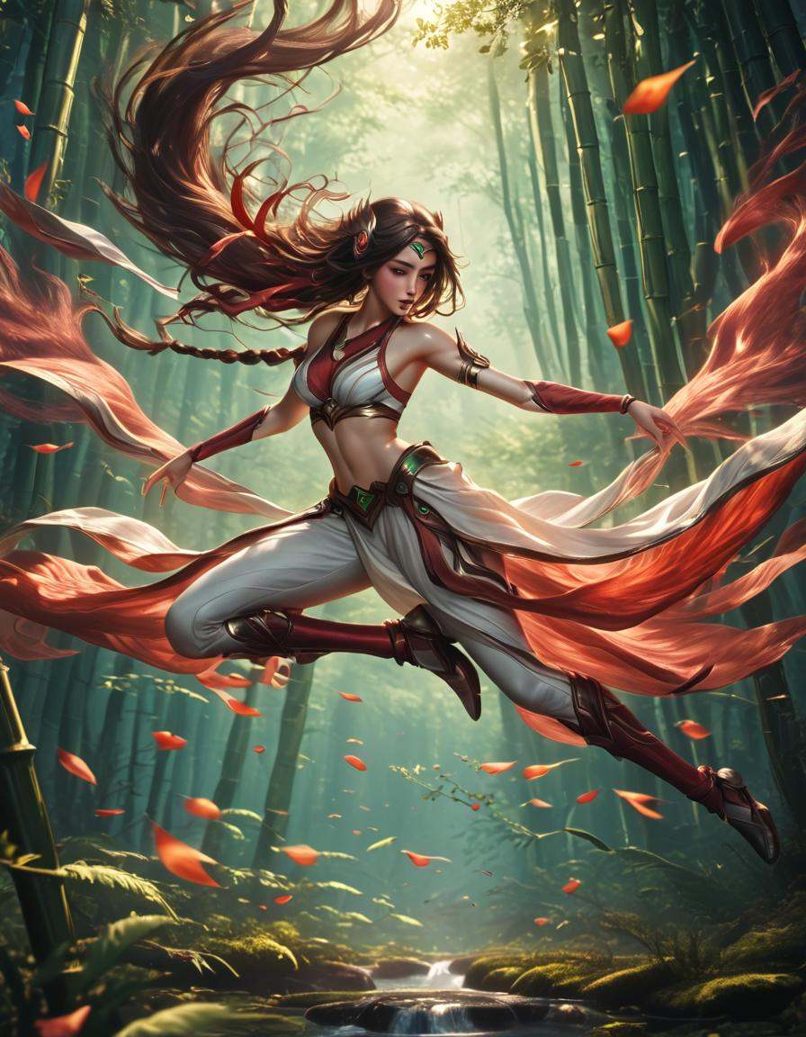 best_of,  Irelia from League of Legends,  blade dancer on Tensor.Art