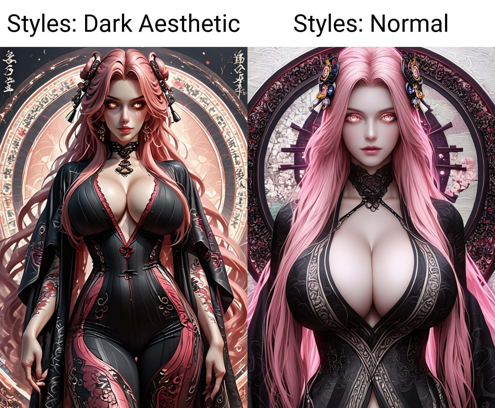 gothic,  glowing eyes,  best_of on Tensor.Art