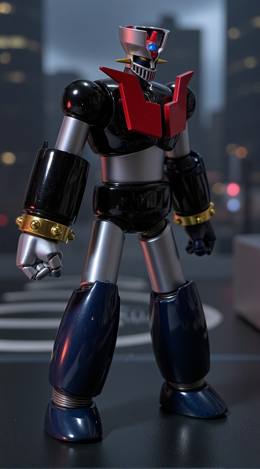 Anime of Mazinger Z,  very detailed face,  mecha robot on Tensor.Art