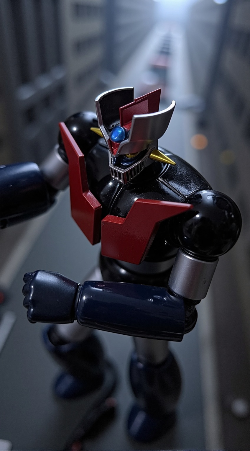 Anime of Mazinger Z,  very detailed face,  mecha robot on Tensor.Art