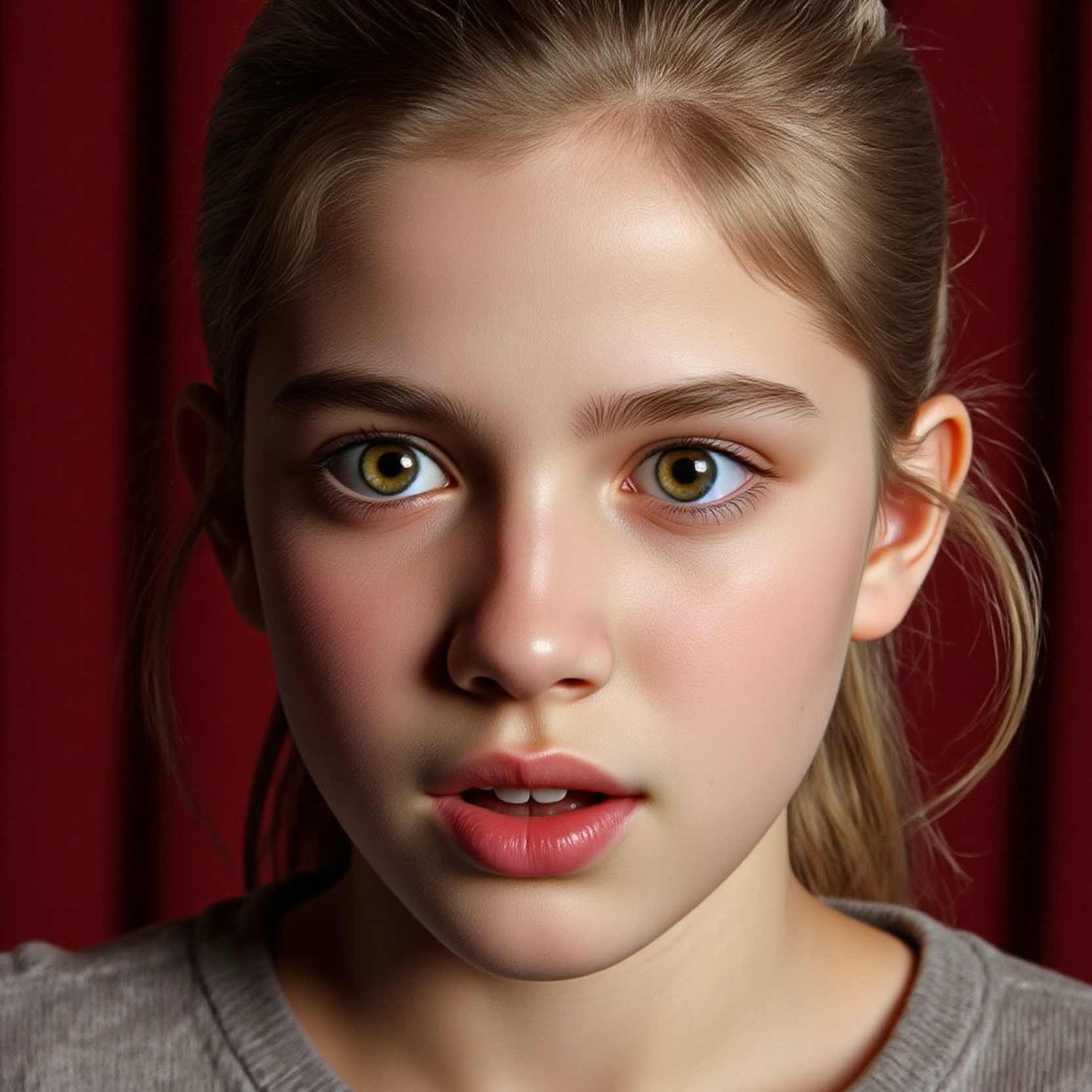 Studio lighting,  softbox on the left,  Rembrandt lighting on Tensor.Art