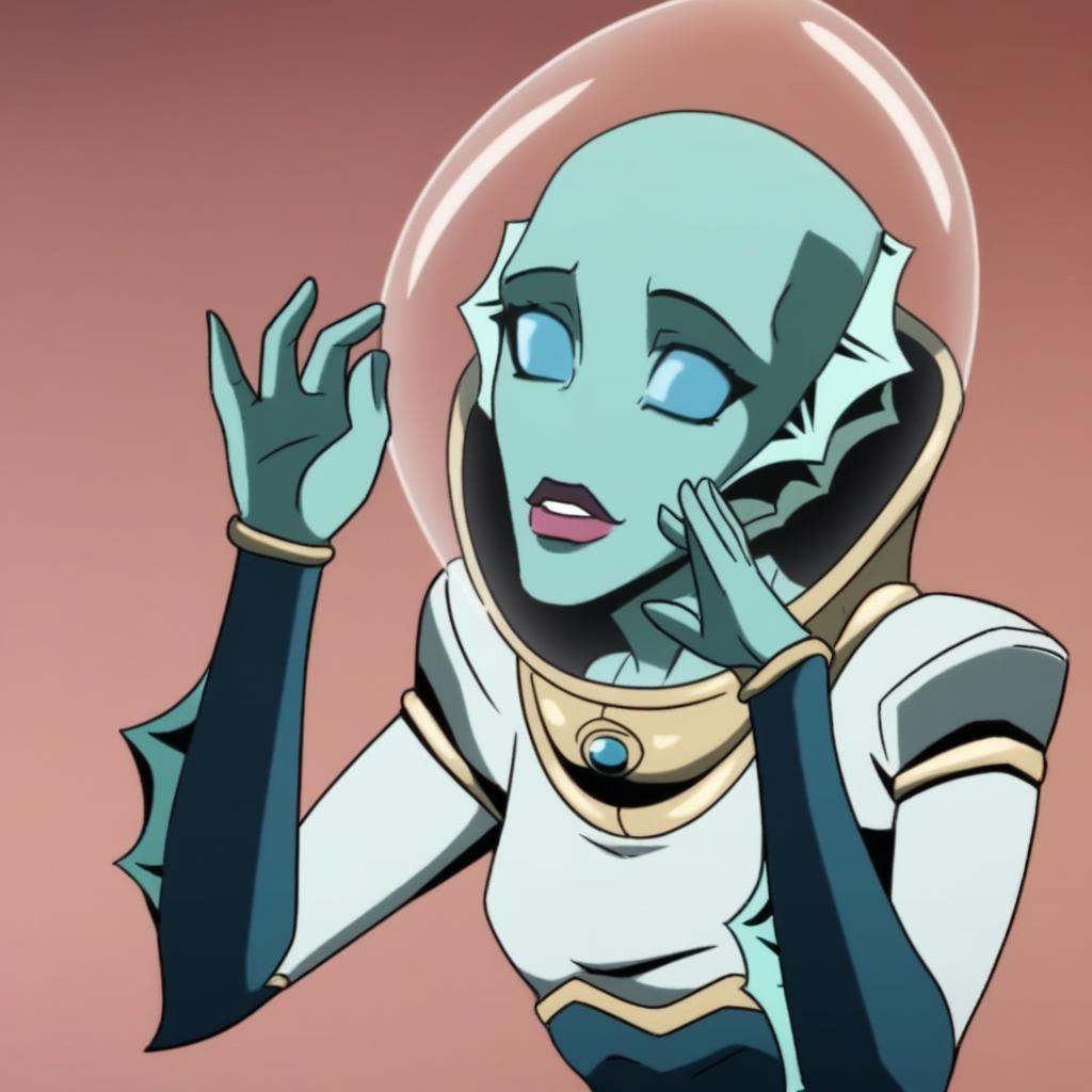 Nina_(Character),  fish person,  no pupils on Tensor.Art