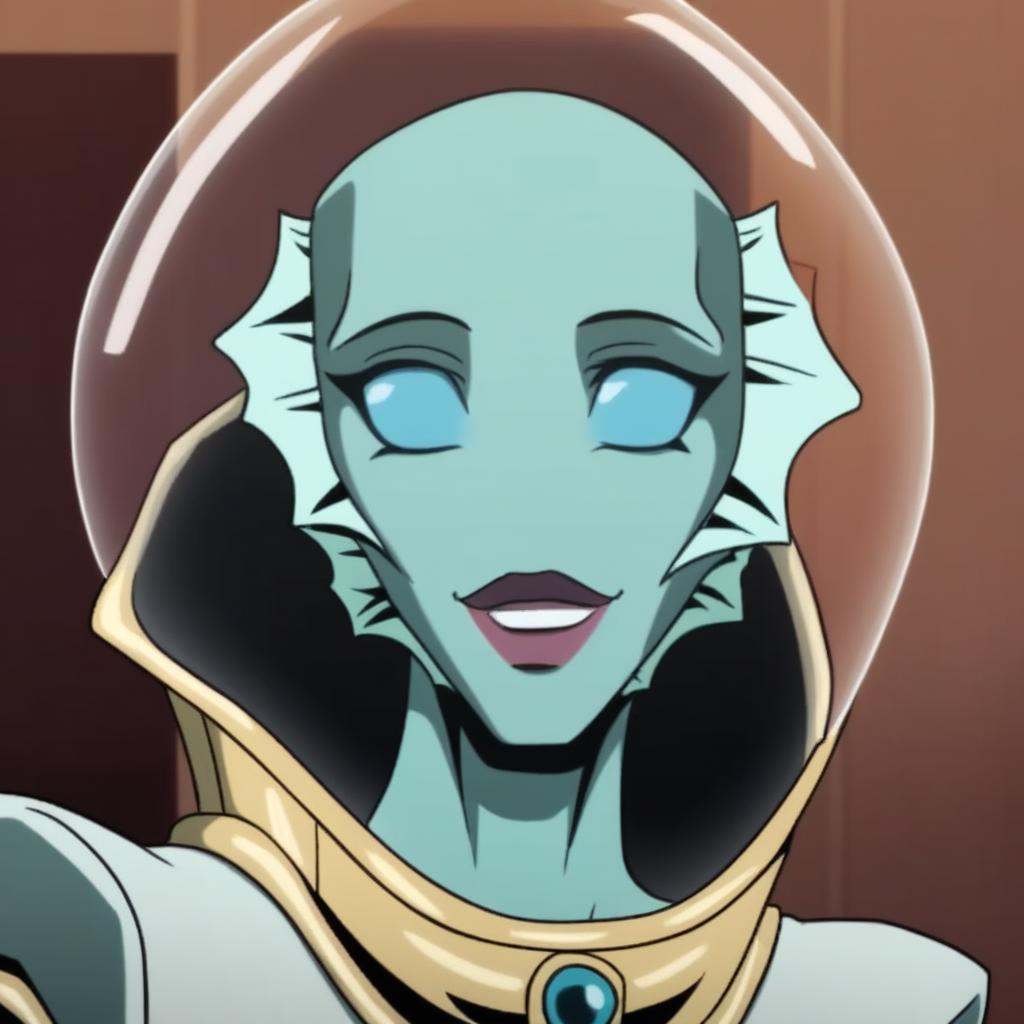 Nina_(Character),  fish person,  no pupils on Tensor.Art