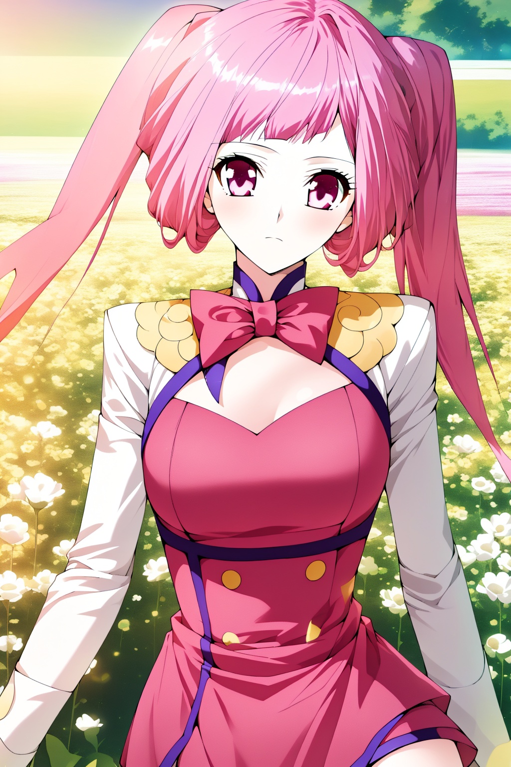 flower field,  1girl,  solo on Tensor.Art