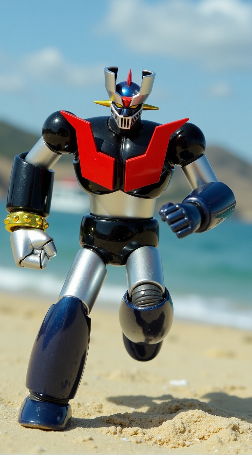 Mazinger Z running,  Super robot,  mecha on Tensor.Art