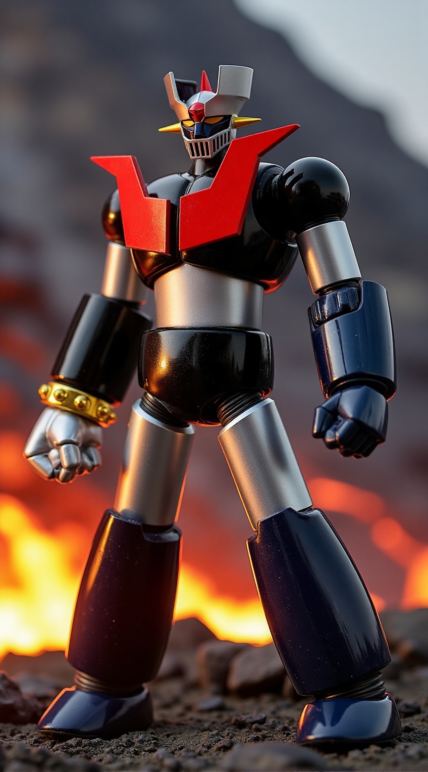Mazinger Z standing,  Super robot,  mecha on Tensor.Art