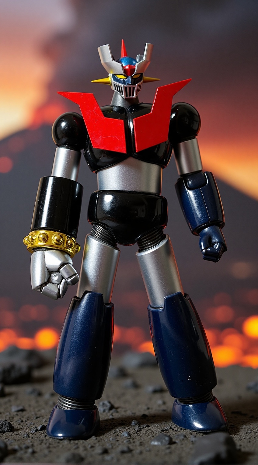 Mazinger Z standing,  Super robot,  mecha on Tensor.Art