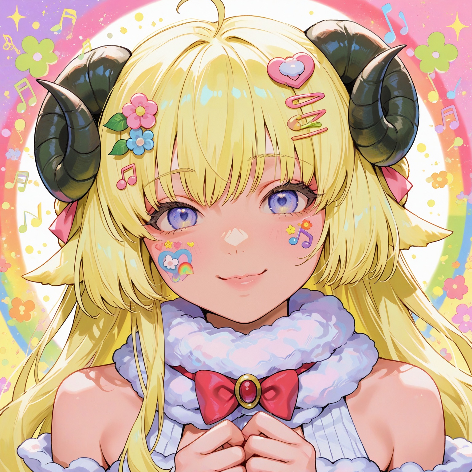 1girl,  cowboy shot,  Tsunomaki Watame on Tensor.Art