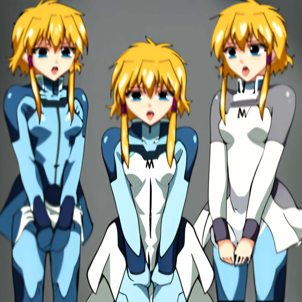 sara werec,  pillarboxed,  white bodysuit on Tensor.Art