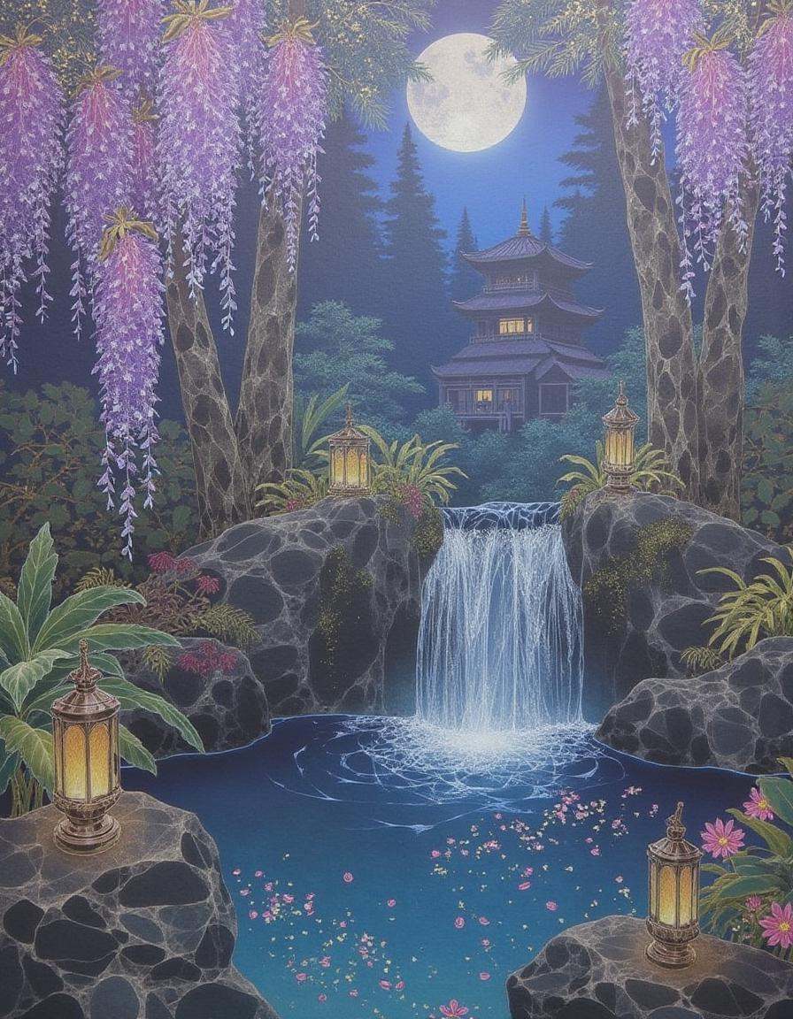 a dinhng style painting,  stardust translucent,  ethereal on Tensor.Art