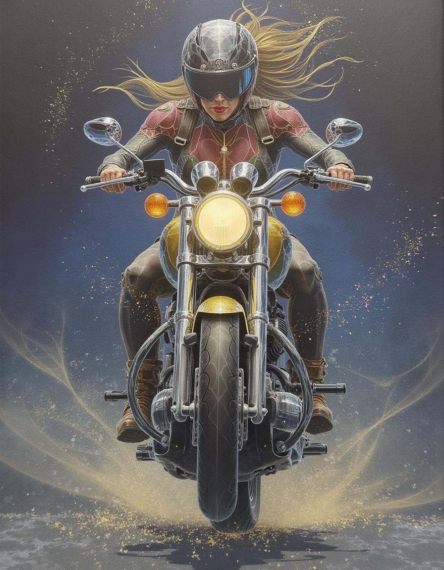 a dinhng style painting,  stardust translucent,  ethereal on Tensor.Art