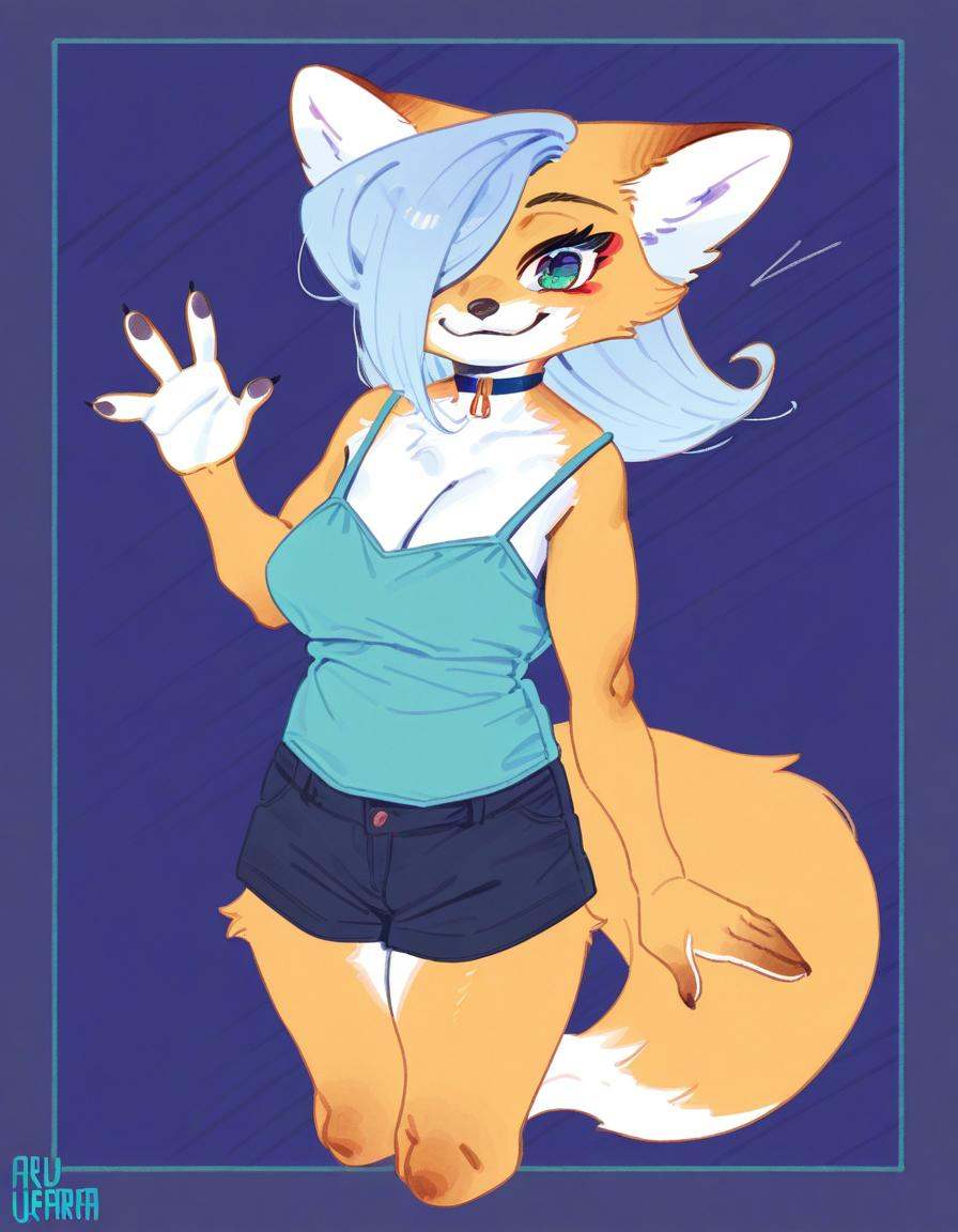 1girl,  liina_\(aruurara\),  furry female on Tensor.Art
