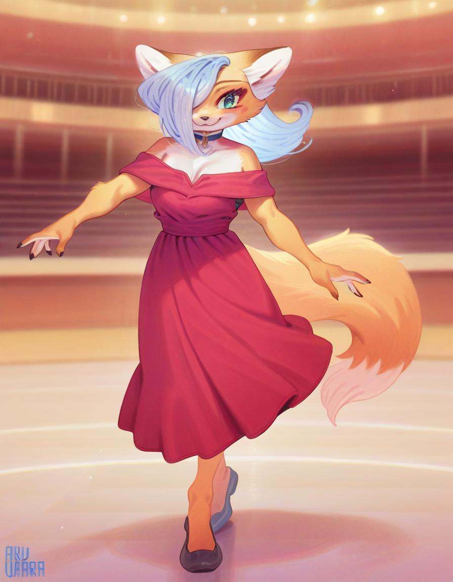 1girl,  liina_\(aruurara\),  furry female on Tensor.Art