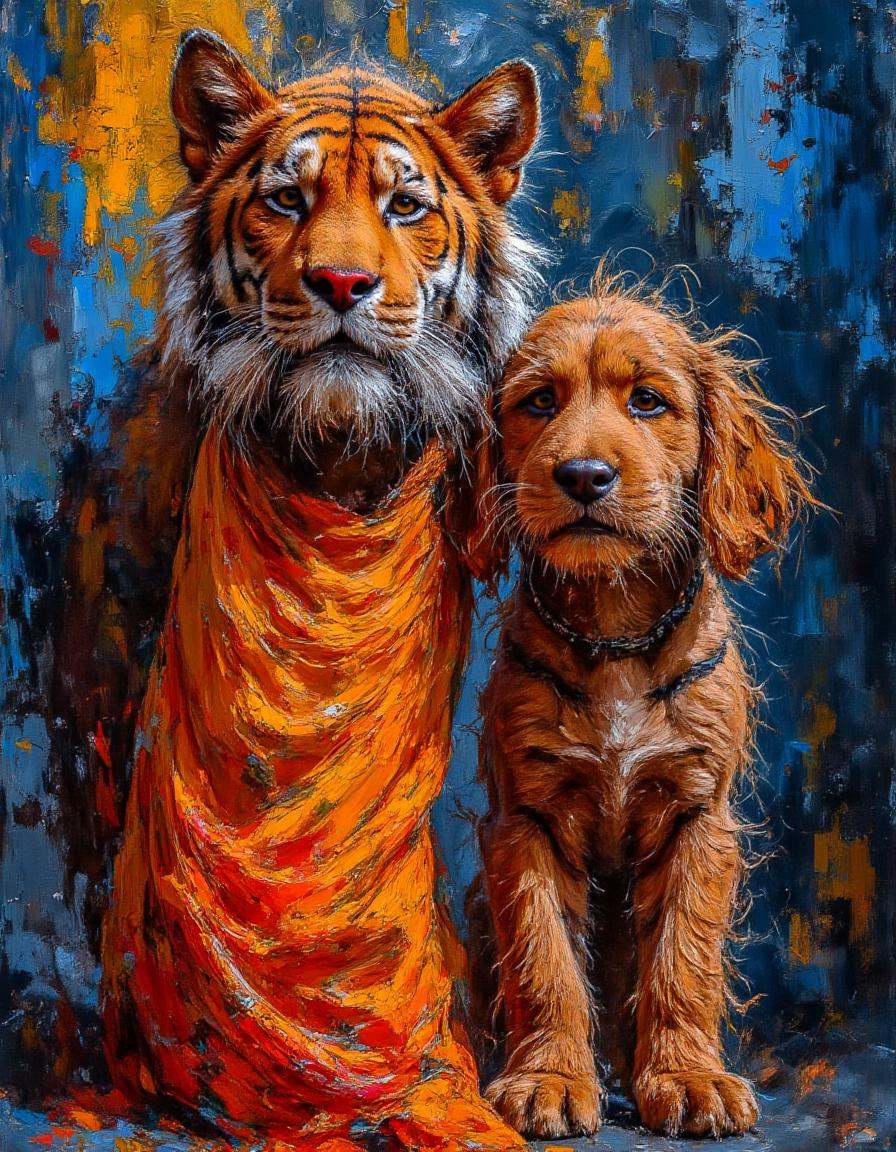 dibrshstrk,  ,  A photography session with pets goes awry on Tensor.Art