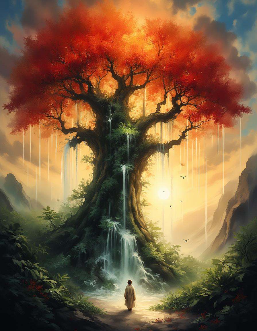A dinkwfsn style painting,  ,  A towering on Tensor.Art