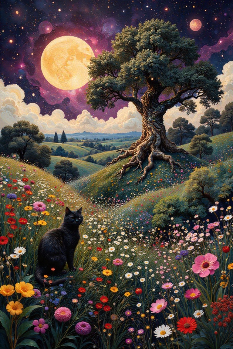 Illustration in the style of darksurrealist,  panoramic,  landscape on Tensor.Art