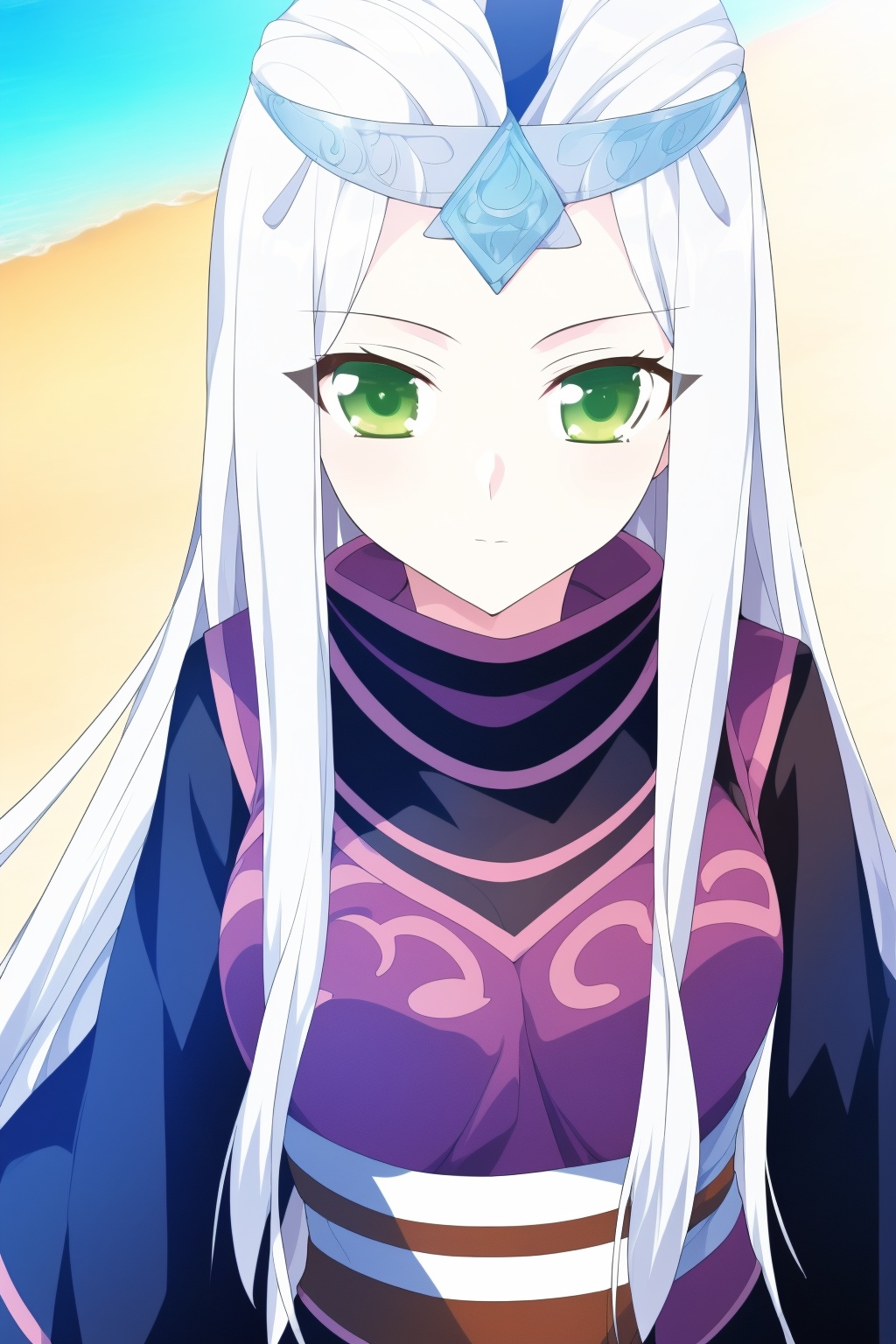 1girl,  solo,  long hair on Tensor.Art