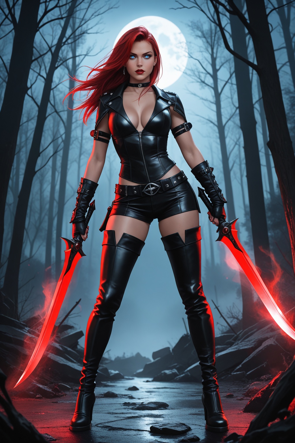 bloodrayne,  rayne,  vampire on Tensor.Art