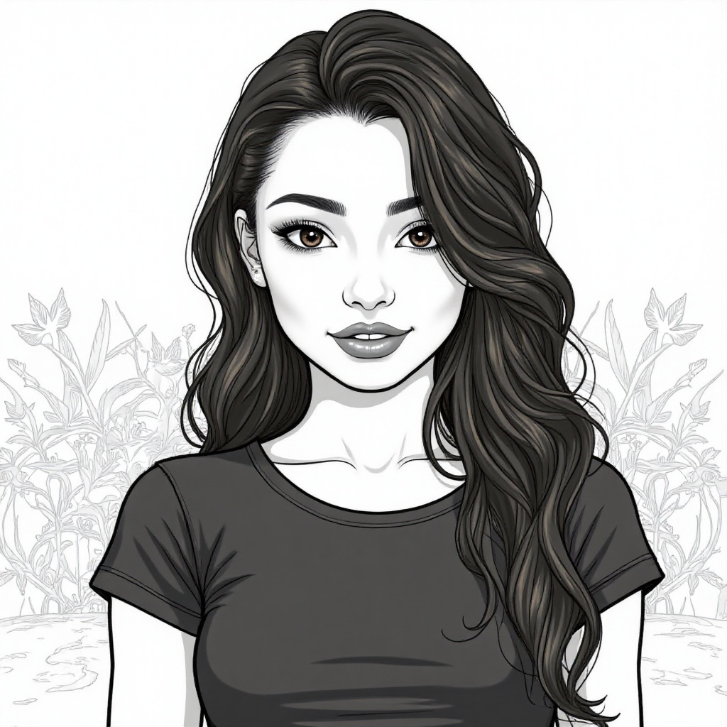 22 year old european girl with beautiful thin,  sharp and long face having wavy,  dense on Tensor.Art