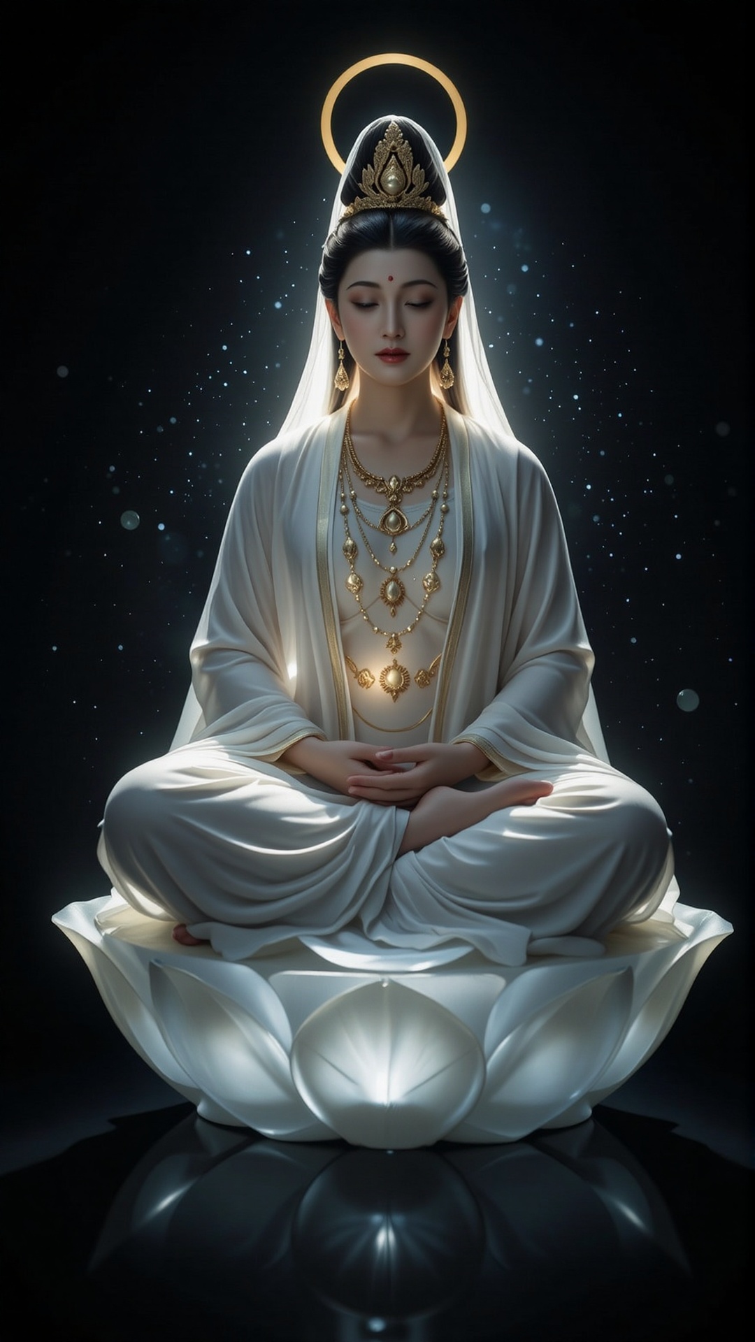 Chinese Guanyin,  masterpiece,  photorealistic on Tensor.Art