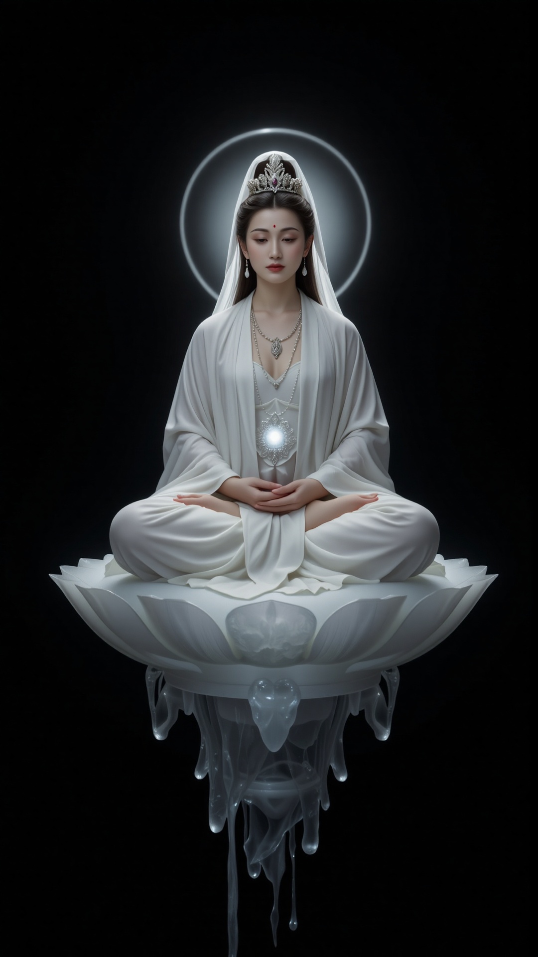 Chinese Guanyin,  masterpiece,  photorealistic on Tensor.Art