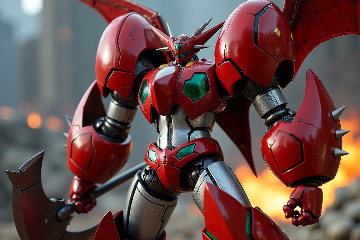 getter robo,  shin getter,  close up of upper body on Tensor.Art