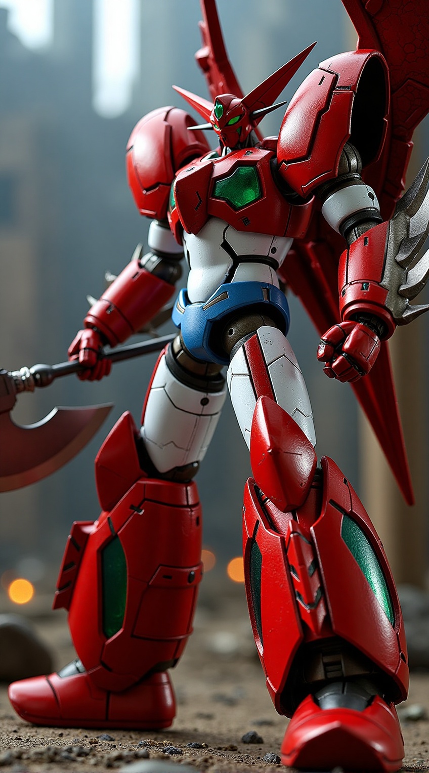 getter robo,  shin getter,  close up of upper body on Tensor.Art