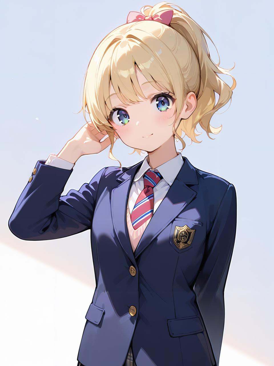 blazer,  shirt,  skirt on Tensor.Art
