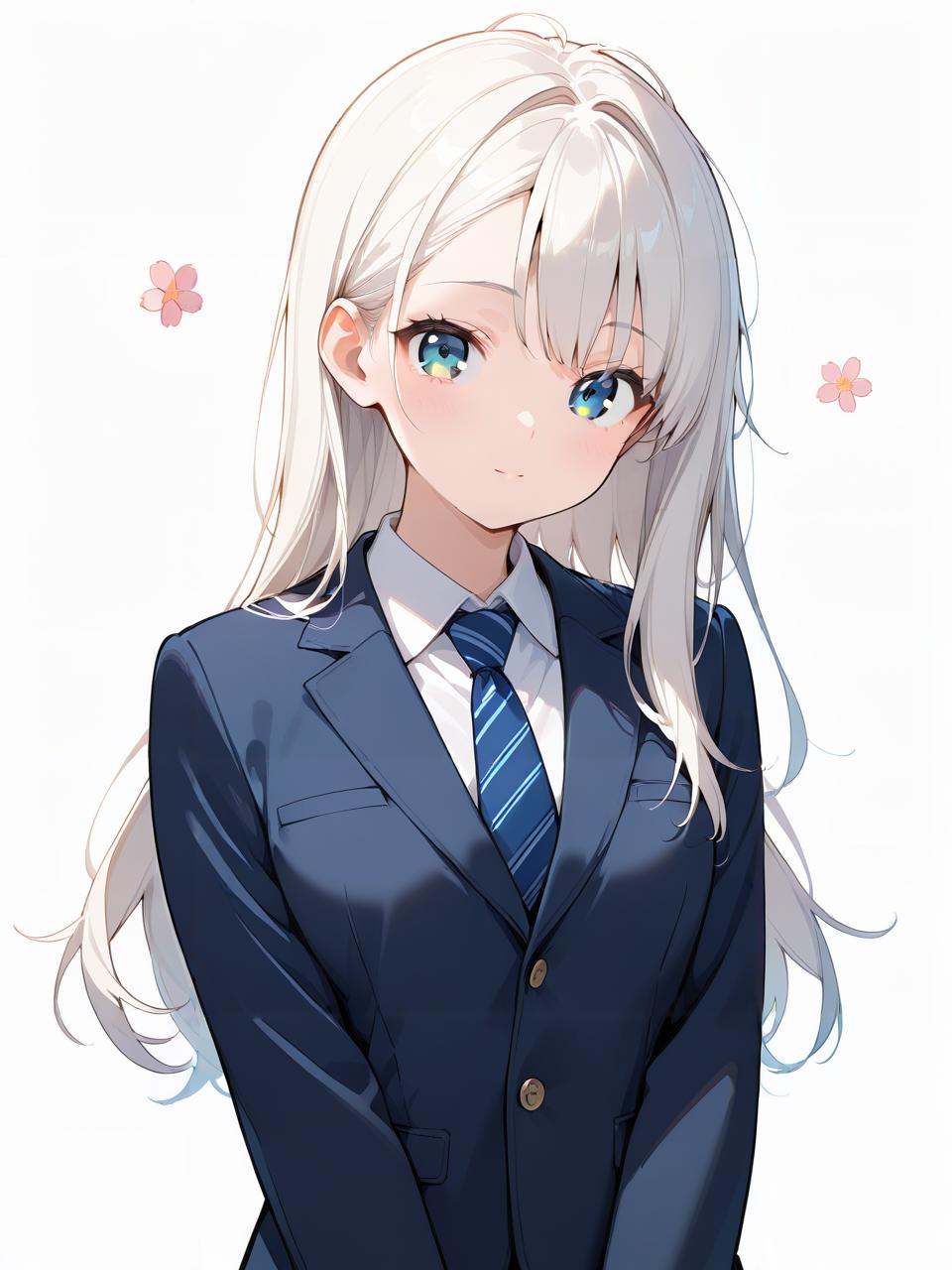 blazer,  shirt,  skirt on Tensor.Art