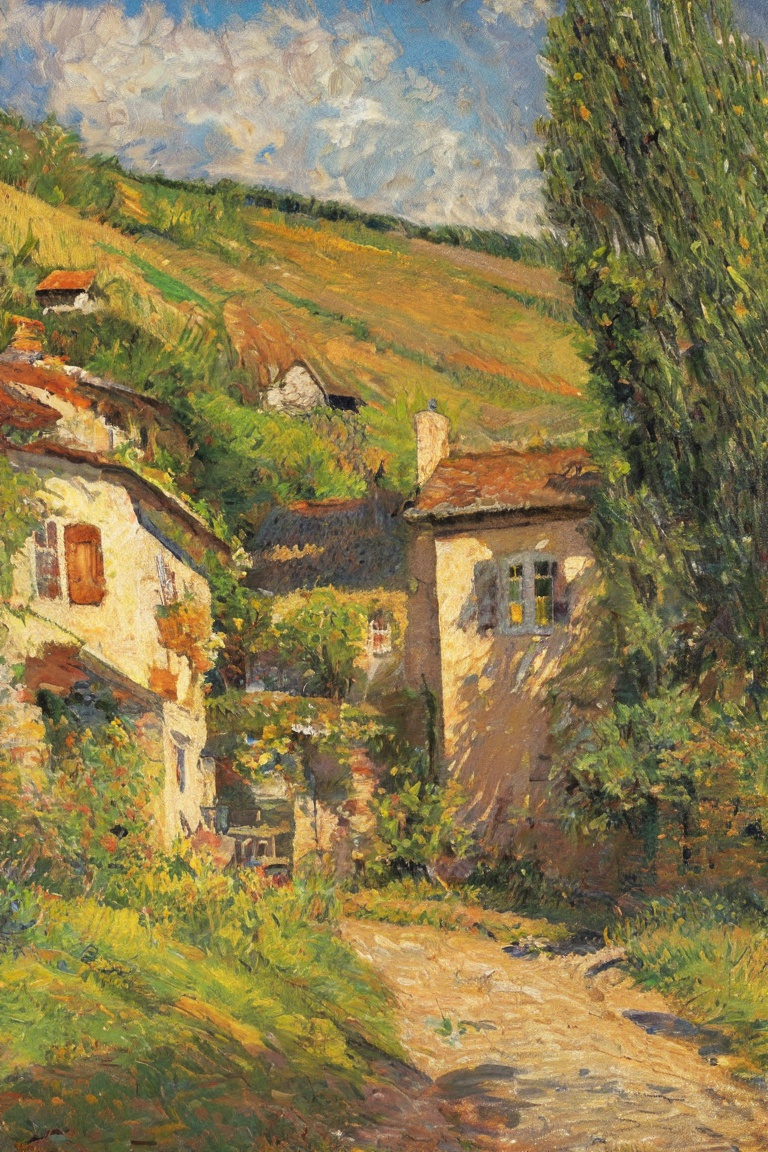 art by impressionism,  landscape,  scenery on Tensor.Art