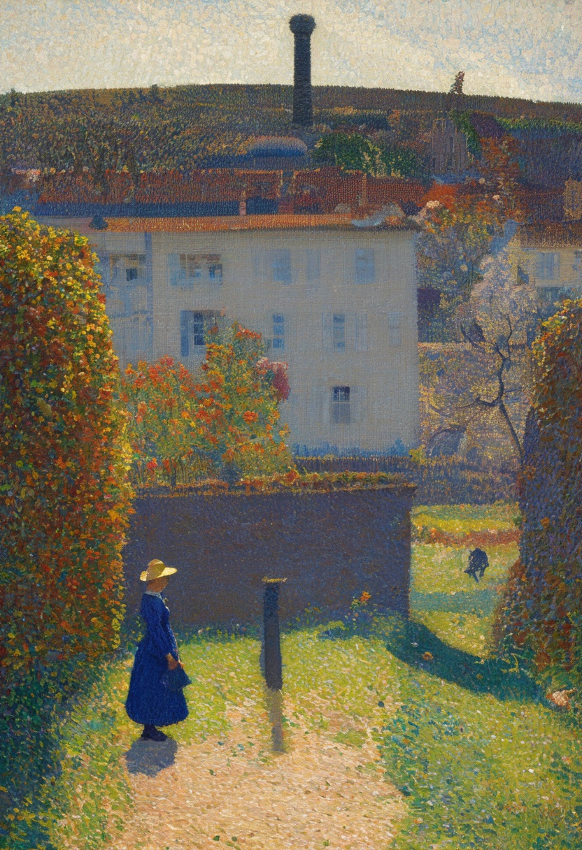 art by Theo van Rysselberghe,  landscape,  scenery on Tensor.Art
