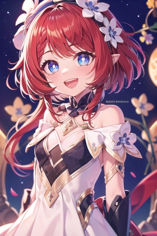 1girl,  solo,  flower on Tensor.Art