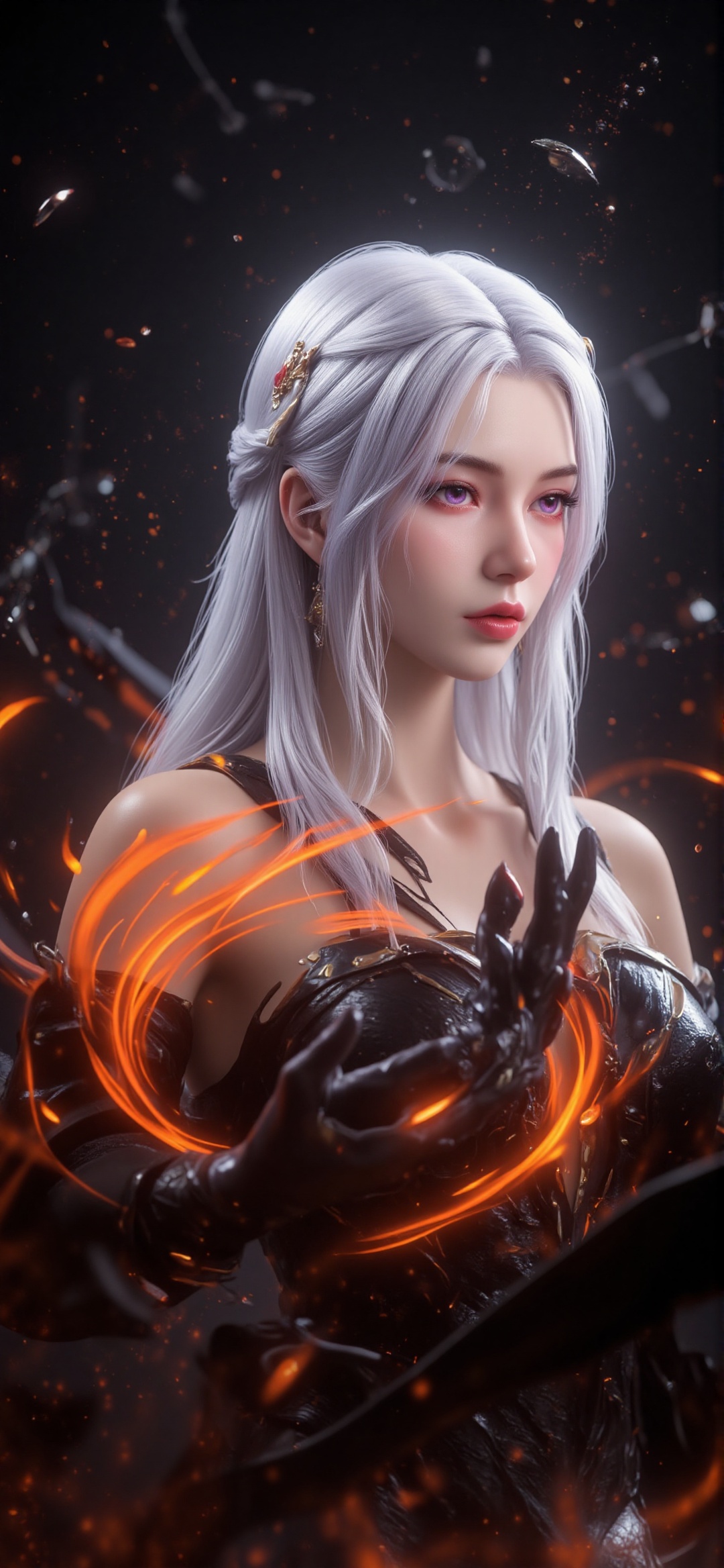A masterfully crafted masterpiece,  bathed in cinematic light,  showcases a lone on Tensor.Art