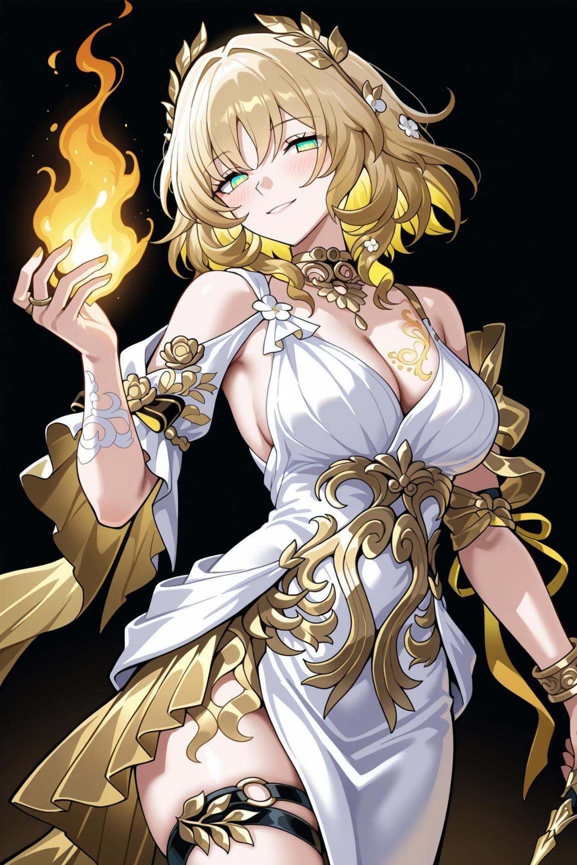 aglaea \(honkai star rail\),  1girl,  breasts on Tensor.Art