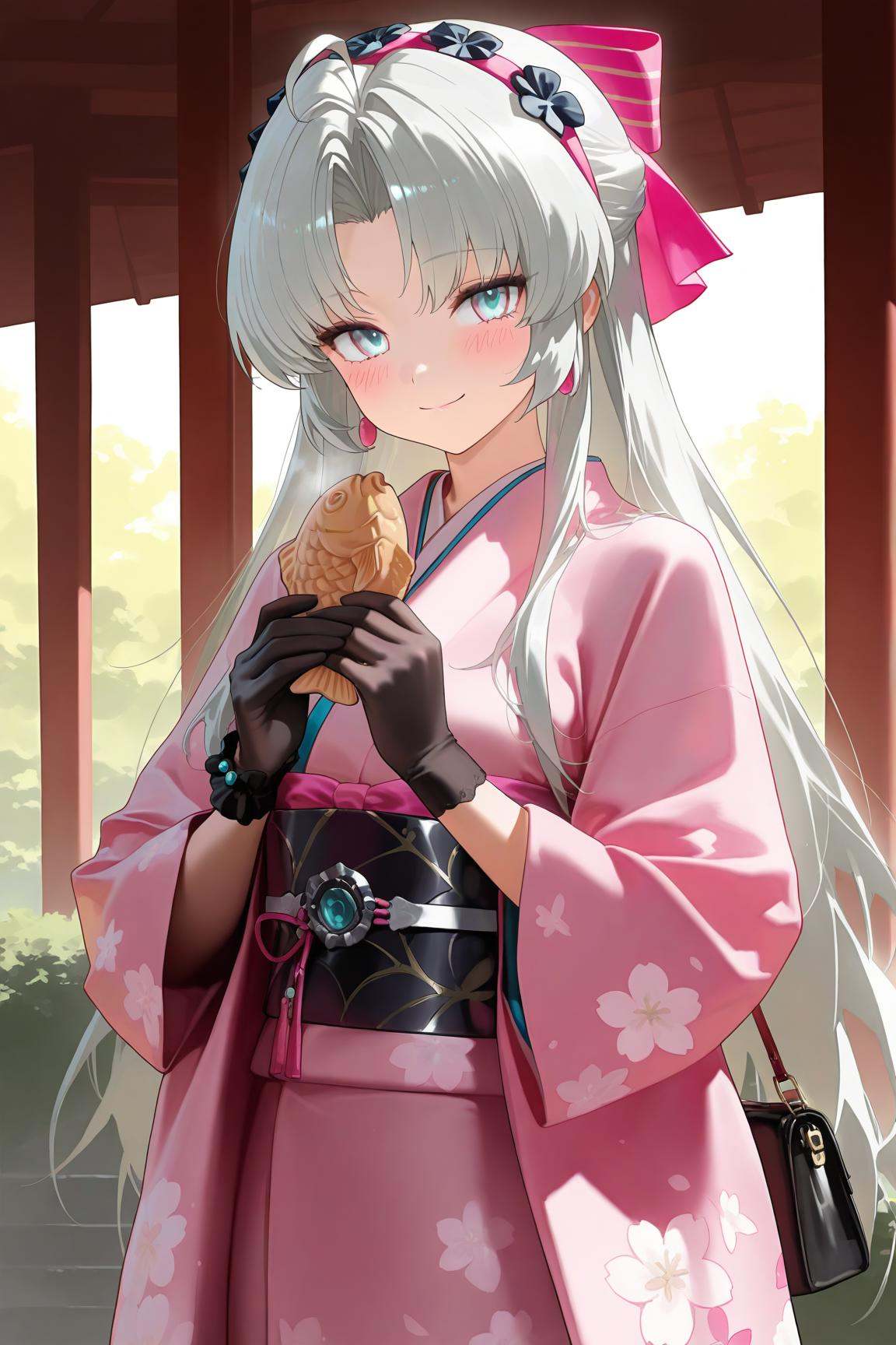 carlotta \(wuthering waves\),  1girl,  japanese clothes on Tensor.Art